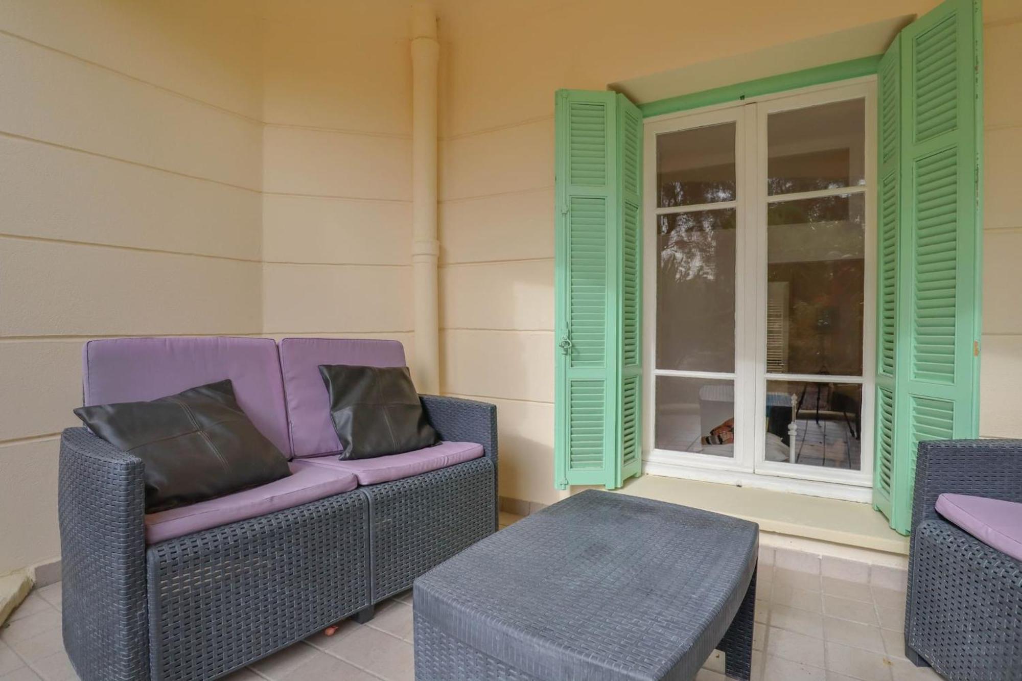 "Le Garavan Palace" Idyllique, Proche Gare Et Plage 芒通 外观 照片